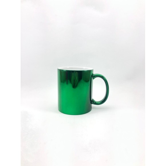 CANECA SUBLIMATICA CER CROMADA VERDE