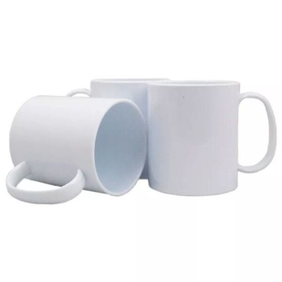 CANECA SUBLIMATICA POLIMERO BRANCA 325ML