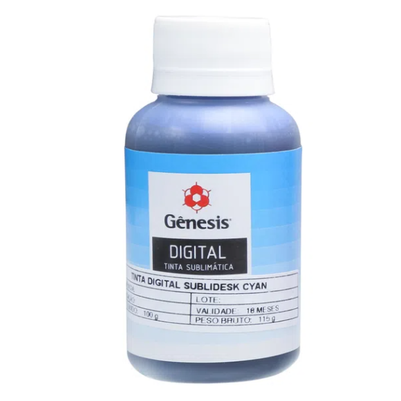 TINTA GENESIS SUBLIMATICA 100ML CYAN