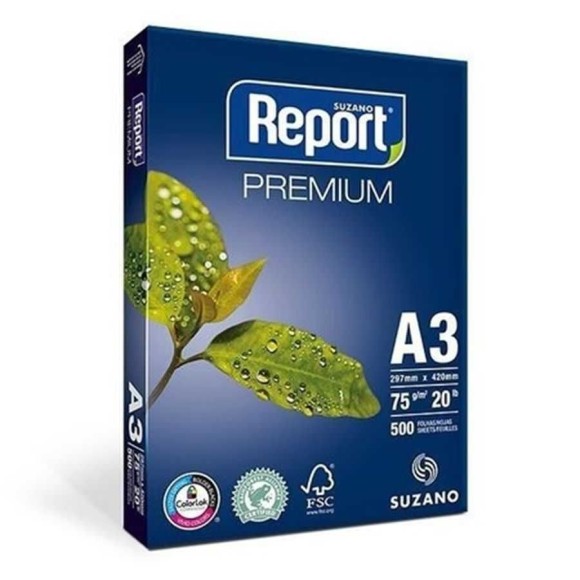 PAPEL REPORT A3 500FLS 420MM X 292MM